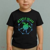 Myrtle Beach T Retro Tribal Turtle Gift Toddler T-Shirt thumb 2