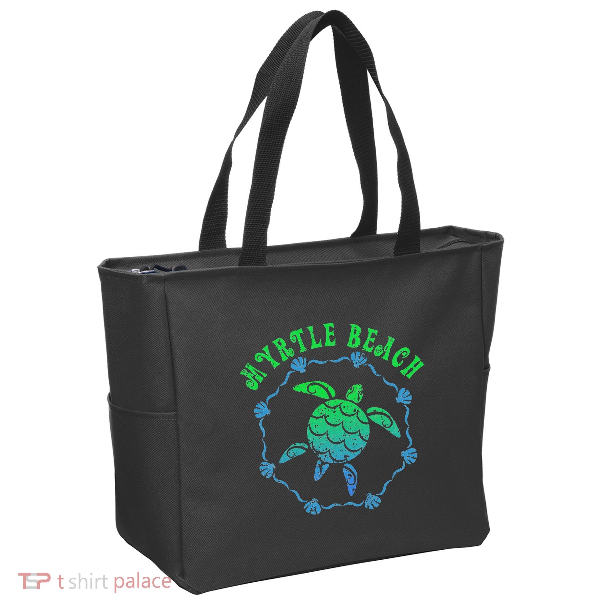 Myrtle Beach T Retro Tribal Turtle Gift Tote Bag