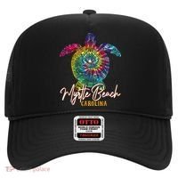 Myrtle Beach Tie Dye Sea Turtle Carolina Family Vacation Hat thumb 0