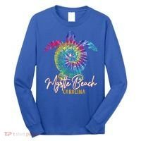 Myrtle Beach Tie Dye Sea Turtle Carolina Family Vacation Long Sleeve Shirt thumb 0