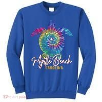 Myrtle Beach Tie Dye Sea Turtle Carolina Family Vacation Sweatshirt thumb 0