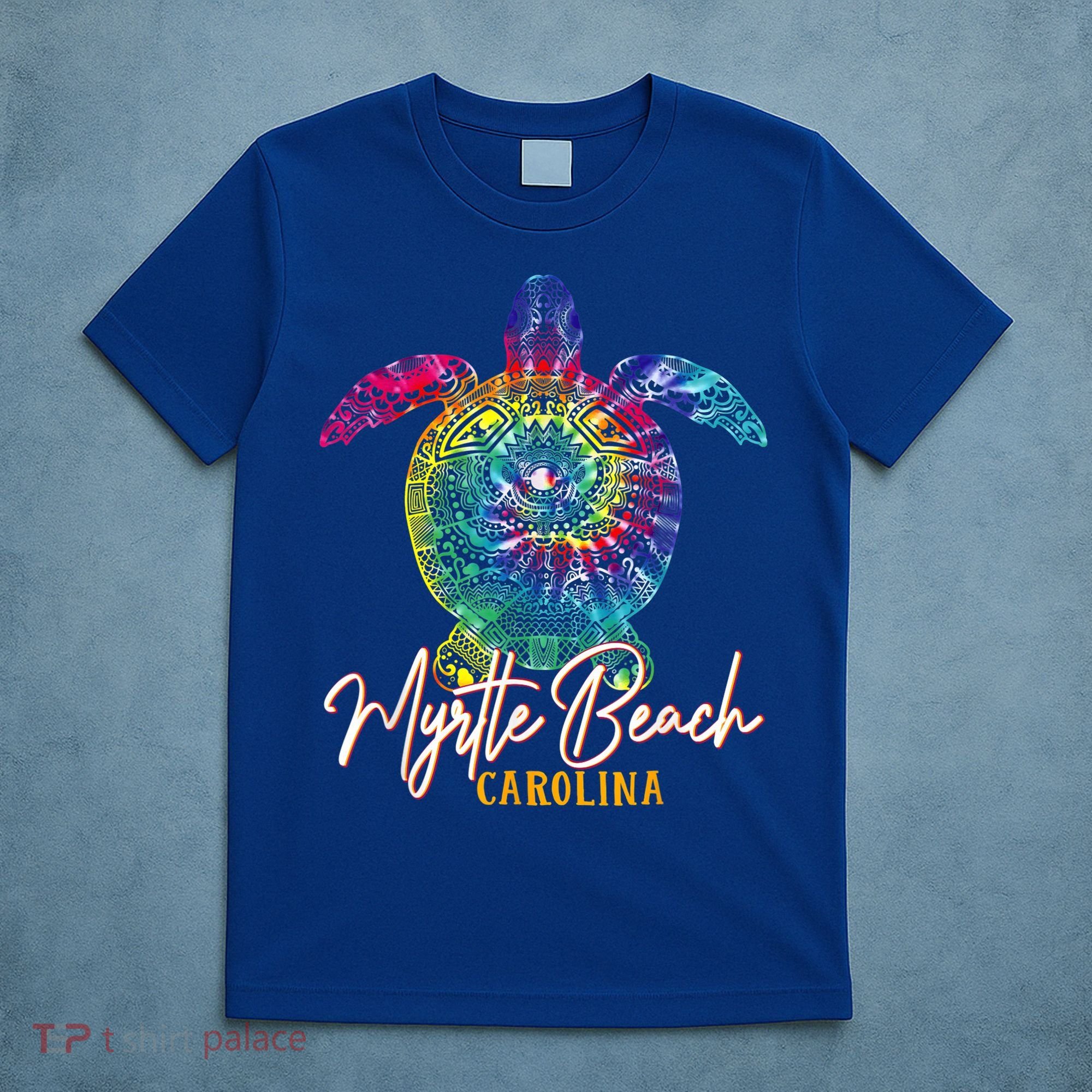 Myrtle Beach Tie Dye Sea Turtle Carolina Family Vacation T-Shirt
