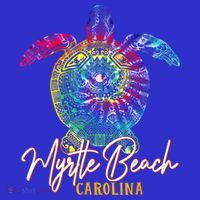 Myrtle Beach Tie Dye Sea Turtle Carolina Family Vacation Baby Bodysuit thumb 2
