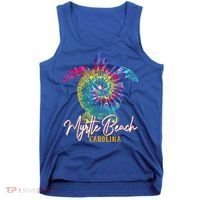Myrtle Beach Tie Dye Sea Turtle Carolina Family Vacation Tank Top thumb 0