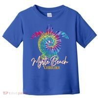 Myrtle Beach Tie Dye Sea Turtle Carolina Family Vacation Toddler T-Shirt thumb 0