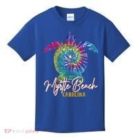 Myrtle Beach Tie Dye Sea Turtle Carolina Family Vacation Kids T-Shirt thumb 0