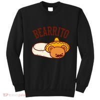 Mexican Bearrito Teddy Bear Burrito With Mustache Sweatshirt thumb 0