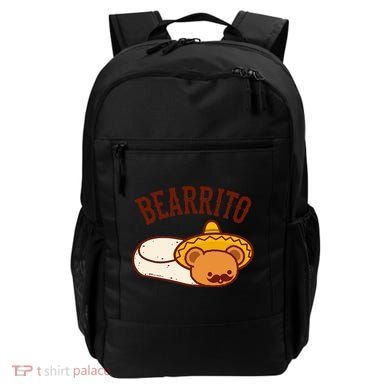 Mexican Bearrito Teddy Bear Burrito With Mustache Backpack