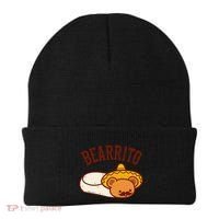 Mexican Bearrito Teddy Bear Burrito With Mustache Beanie thumb 0