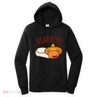 Mexican Bearrito Teddy Bear Burrito With Mustache Women's Hoodie thumb 0