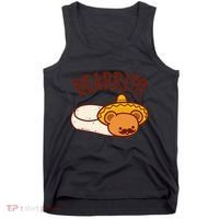 Mexican Bearrito Teddy Bear Burrito With Mustache Tank Top thumb 0
