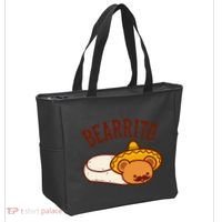 Mexican Bearrito Teddy Bear Burrito With Mustache Tote Bag thumb 2