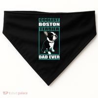 Men Boston Terrier Dad Dog Owner Boston Terrier USA-Made Doggie Bandana thumb 0