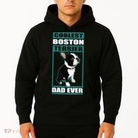 Men Boston Terrier Dad Dog Owner Boston Terrier Hoodie thumb 2