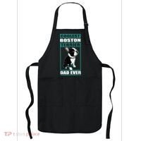 Men Boston Terrier Dad Dog Owner Boston Terrier Apron thumb 0
