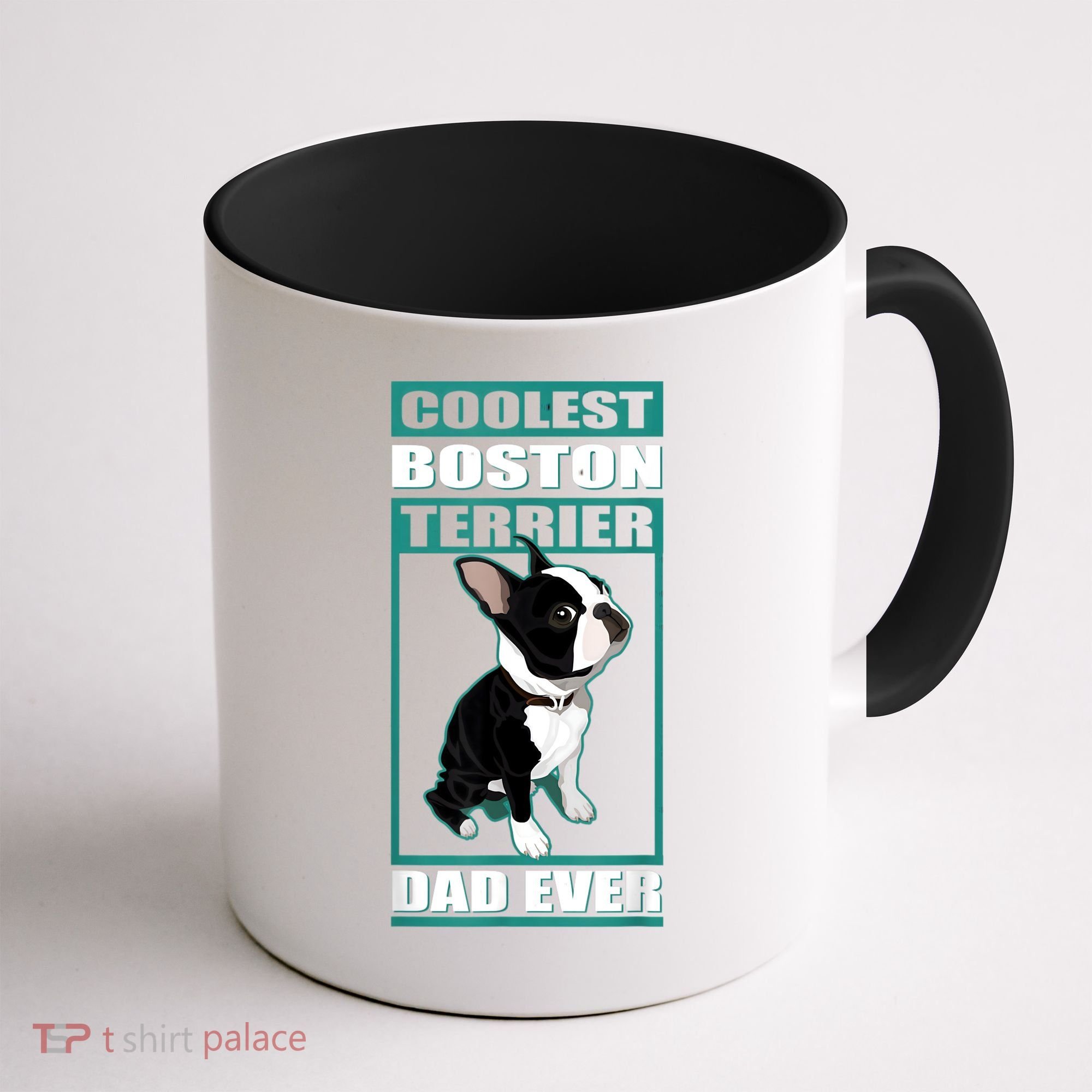 Men Boston Terrier Dad Dog Owner Boston Terrier Coffee Mug