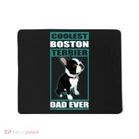 Men Boston Terrier Dad Dog Owner Boston Terrier Mousepad thumb 0
