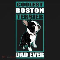 Men Boston Terrier Dad Dog Owner Boston Terrier Mousepad thumb 1
