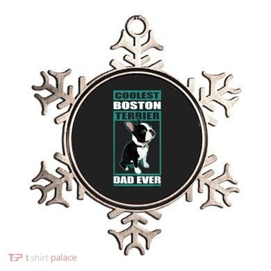 Men Boston Terrier Dad Dog Owner Boston Terrier Ornament