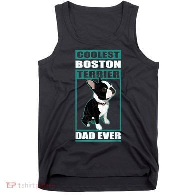 Men Boston Terrier Dad Dog Owner Boston Terrier Tank Top