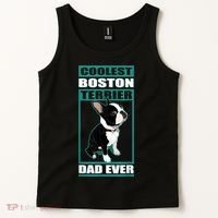 Men Boston Terrier Dad Dog Owner Boston Terrier Tank Top thumb 2
