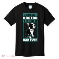 Men Boston Terrier Dad Dog Owner Boston Terrier Kids T-Shirt thumb 0