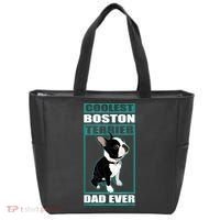 Men Boston Terrier Dad Dog Owner Boston Terrier Tote Bag thumb 0