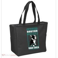 Men Boston Terrier Dad Dog Owner Boston Terrier Tote Bag thumb 2