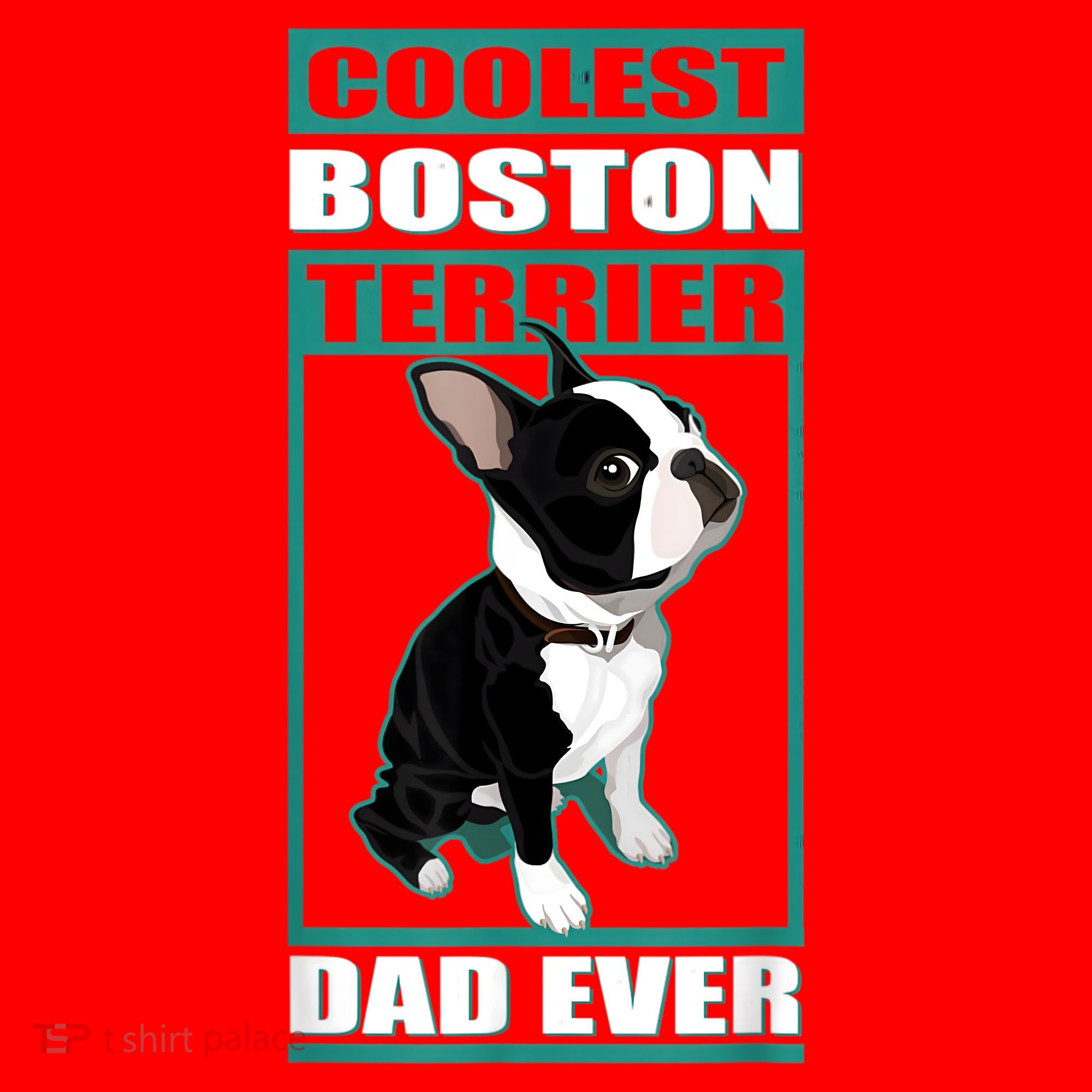 Men Boston Terrier Dad Dog Owner Boston Terrier Santa Hat