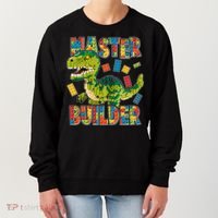 Master Builder T-Rex Dinosaur Women's Sweatshirt thumb 0
