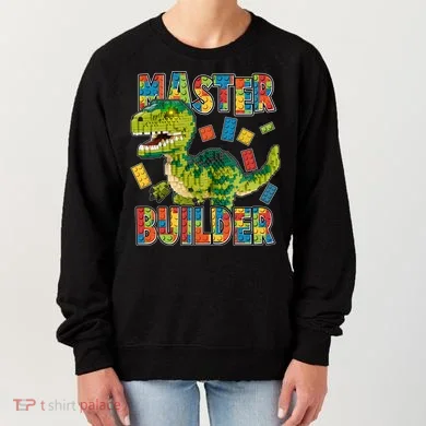 Master Builder T-Rex Dinosaur Women's Sweatshirt