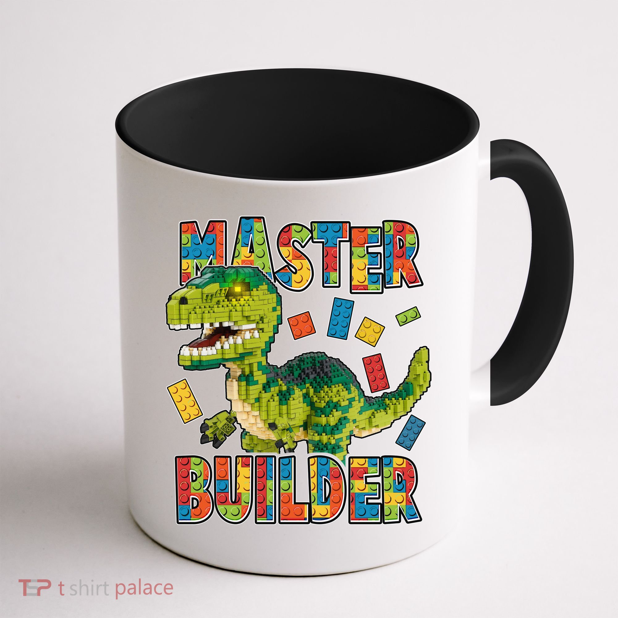 Master Builder T-Rex Dinosaur Coffee Mug
