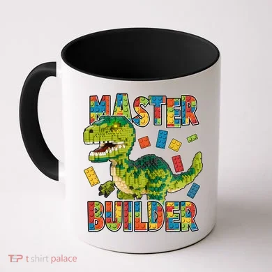 Master Builder T-Rex Dinosaur Coffee Mug