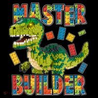 Master Builder T-Rex Dinosaur Coffee Mug thumb 5