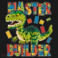 Master Builder T-Rex Dinosaur Ornament thumb 1