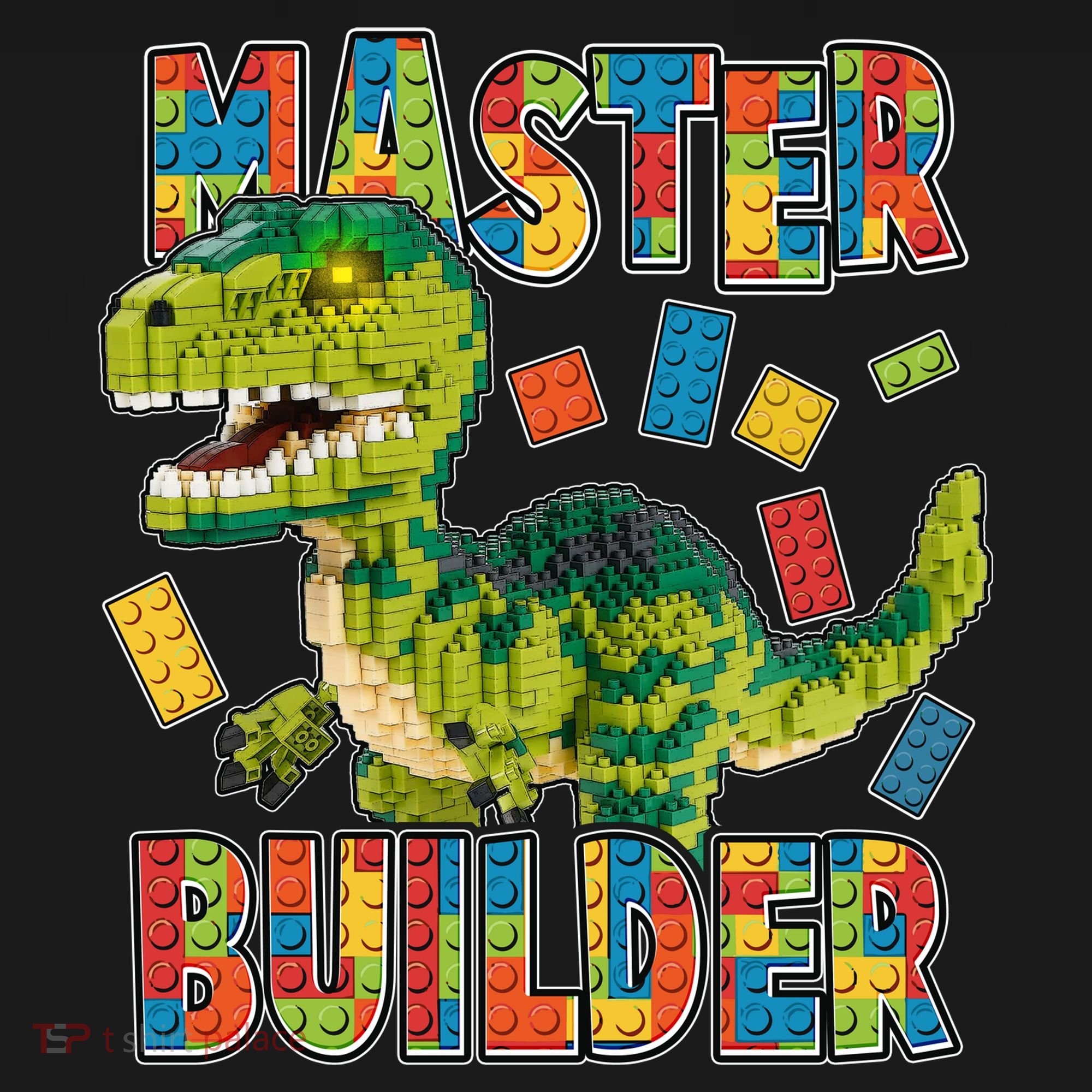 Master Builder T-Rex Dinosaur Ornament