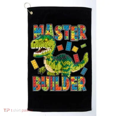 Master Builder T-Rex Dinosaur Golf Towel