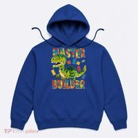 Master Builder T-Rex Dinosaur Hoodie thumb 0
