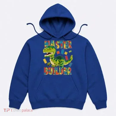 Master Builder T-Rex Dinosaur Hoodie