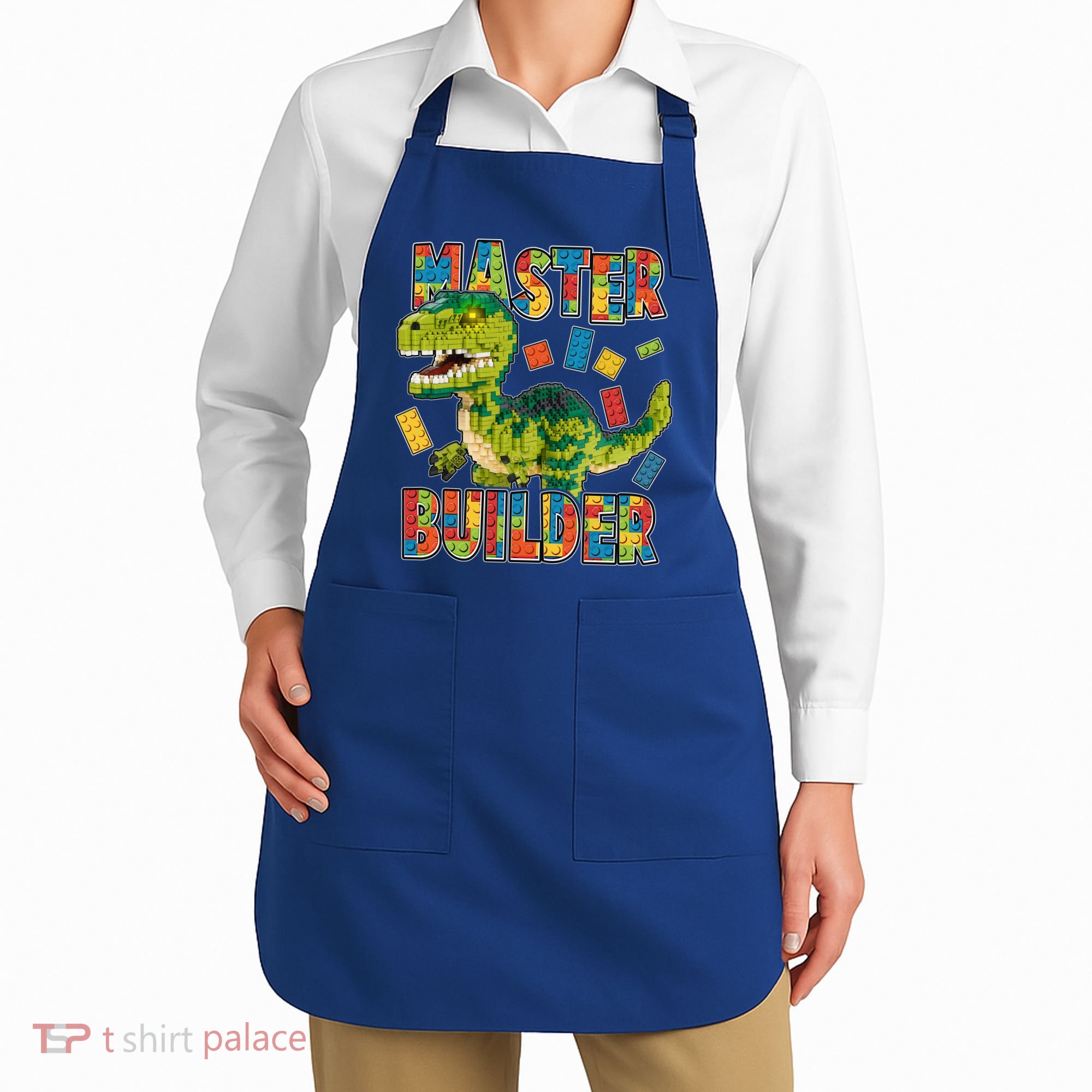 Master Builder T-Rex Dinosaur Apron