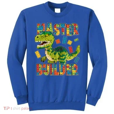 Master Builder T-Rex Dinosaur Sweatshirt