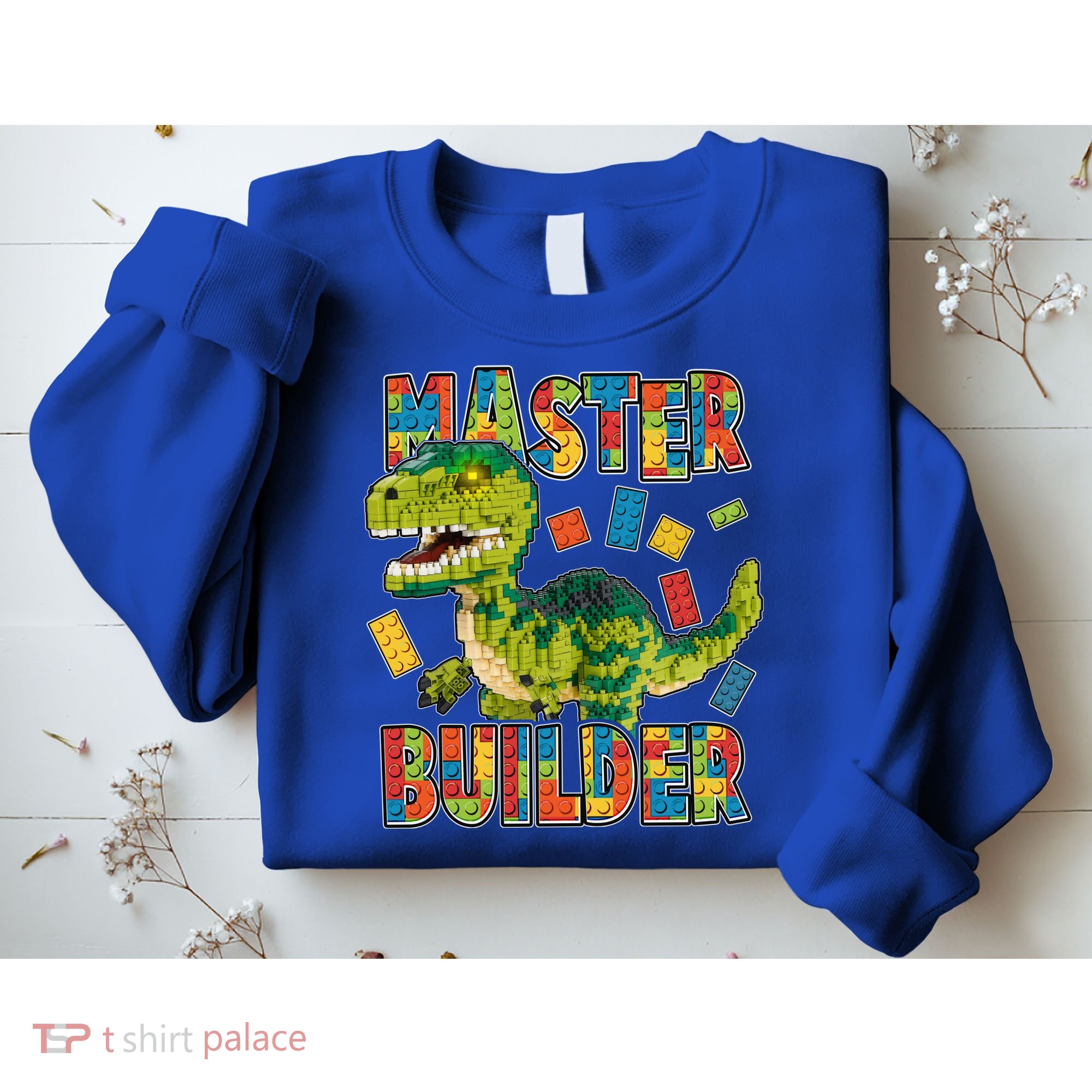 Master Builder T-Rex Dinosaur Sweatshirt