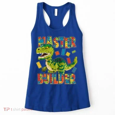 Master Builder T-Rex Dinosaur Women's Tank Top