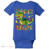 Master Builder T-Rex Dinosaur Baby Bodysuit thumb 0