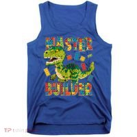 Master Builder T-Rex Dinosaur Tank Top thumb 0