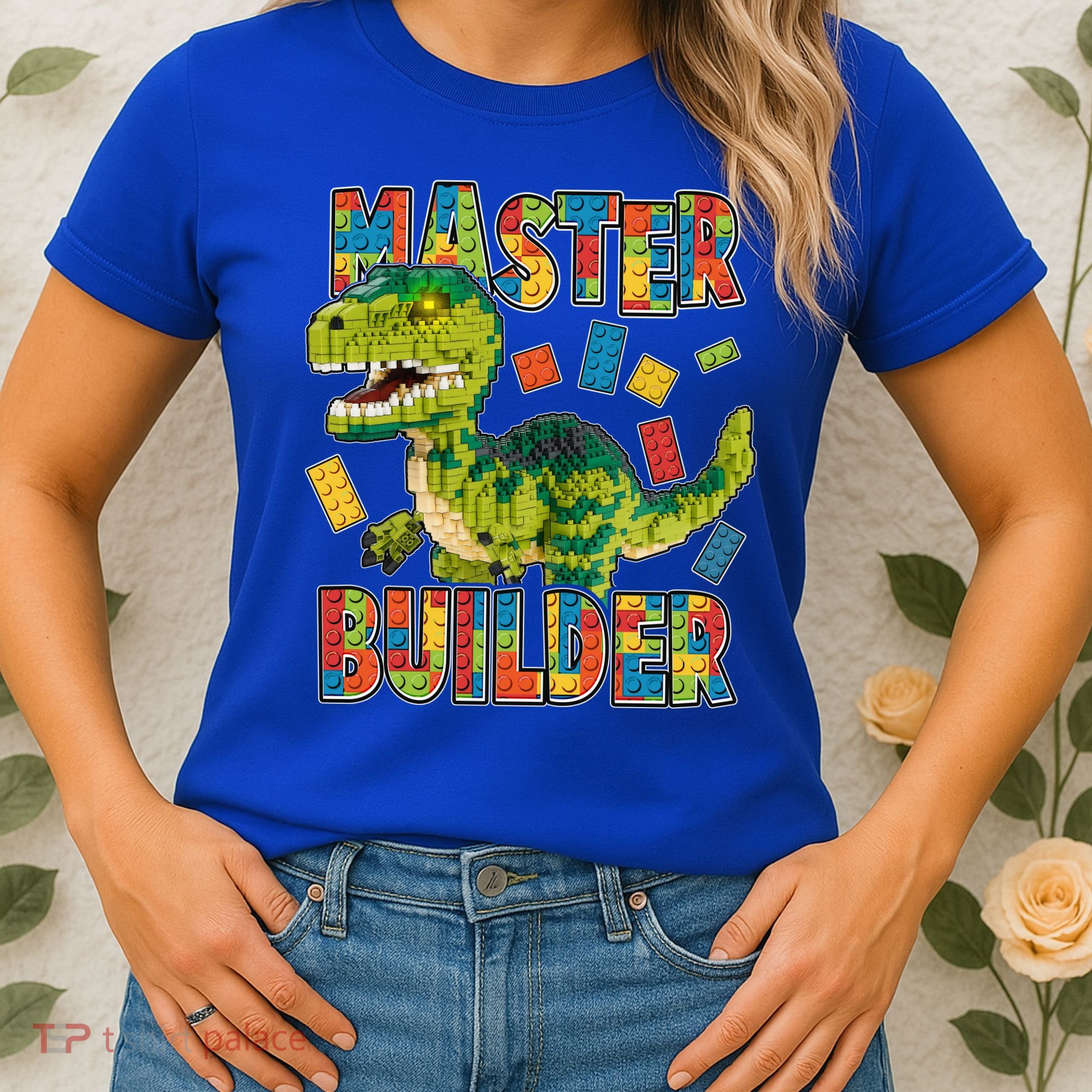 Master Builder T-Rex Dinosaur Women's T-Shirt