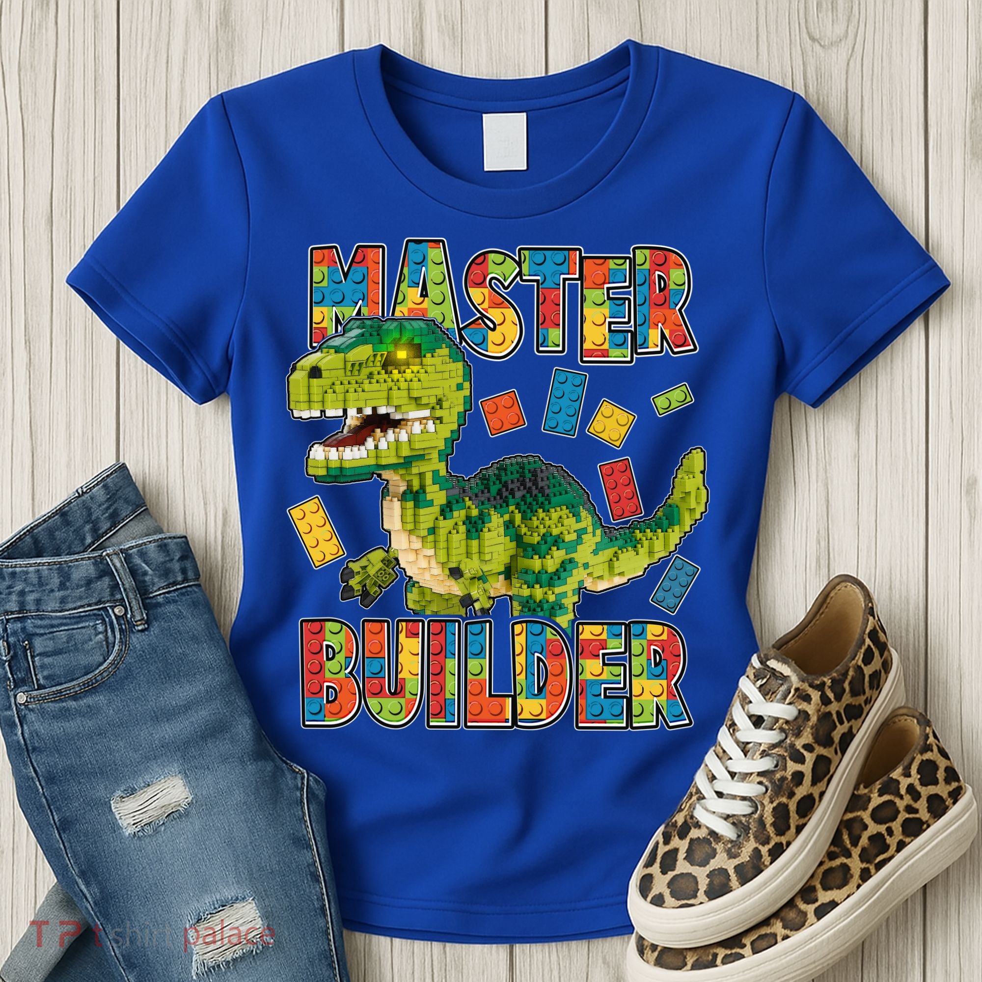 Master Builder T-Rex Dinosaur Women's T-Shirt