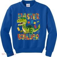 Master Builder T-Rex Dinosaur Kids Sweatshirt thumb 0