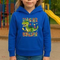 Master Builder T-Rex Dinosaur Kids Hoodie thumb 3