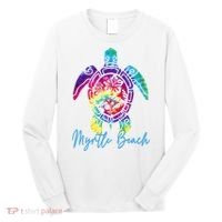 Myrtle Beach Tie Dye Sea Turtle Matching Family Vacation Long Sleeve Shirt thumb 0